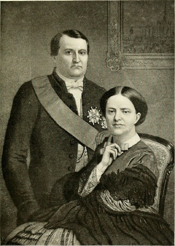 Ritratto di Maria Clotilde di Savoia e suo marito Napoleon